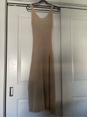 Meshki Dress in Beige